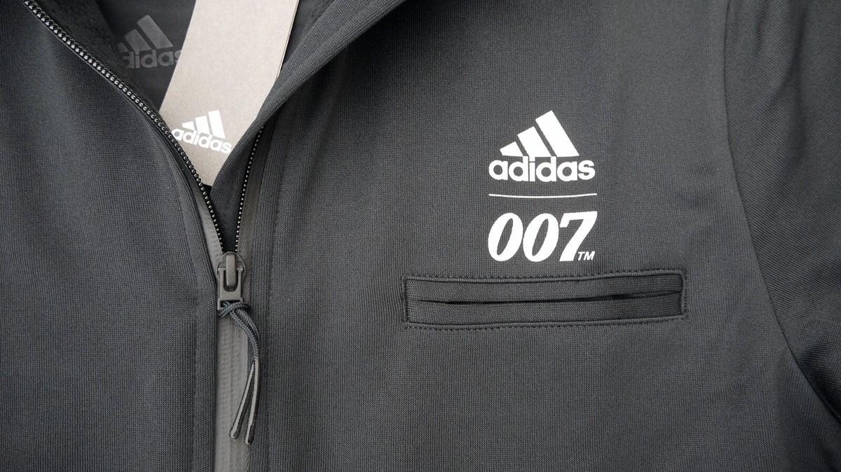 レア品！adidas 007 コラボジャケット ブラック　Ｍ ADIDAS 007 Sportswear Track Top x James Bond Rare Colab