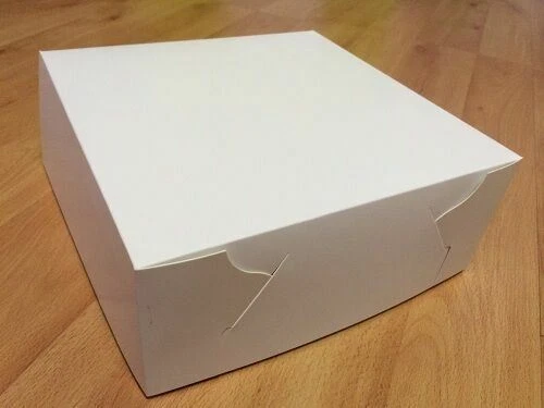 CAKE DECORATION CAKE BOXES 10x10x2.5" 100Pk Cupcake Window Muffin Cases Baking - Picture 3 of 3