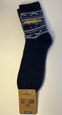 Men's Cozy Cabin Socks Crew NWT Large Northeast Outfitters