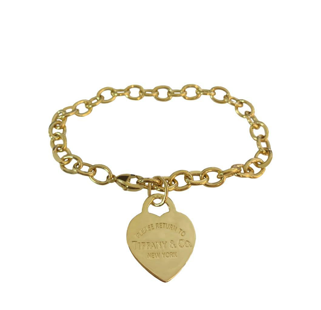tiffany charm bracelet gold