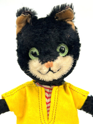 Schuco Tom Cat 1967 Flexi Doll Bigo Bello 30cm 12in Mohair Plush