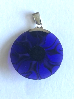 Pendentif Œil De Sainte Lucie En Argent 925/1000 - Neuf Poinçonné, Pierre Blanche, Avec étiquettes