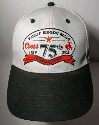 NEW 2004 COORS LIGHT BEER PHILLIPSBURG KANSAS RODEO COORS RODEO SNAPBACK HAT CAP