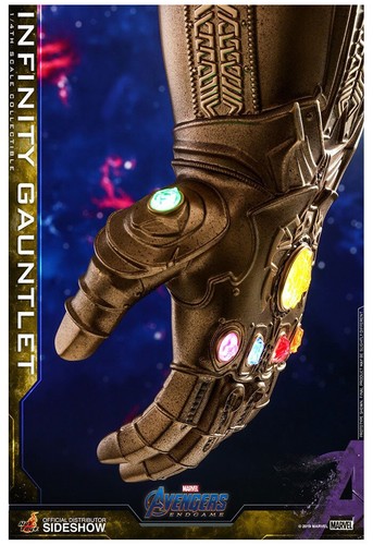 MARVEL - Avengers Endgame - Thanos Infinity Gauntlet 1/4 Replica Hot Toys - Foto 4 di 6
