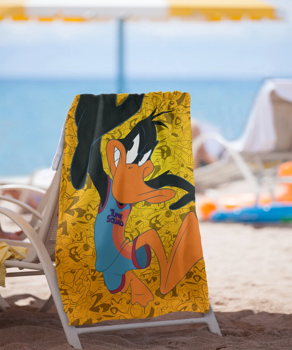 Space Jam: A New Legacy Daffy Jumping Officially Licensed Beach Towel 30"x60"