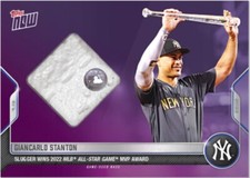 Topps NOW 2022 Card #575C Giancarlo Stanton All Star Game-Used Base Relic 2/25
