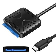 USB 3.1 Type C to 2.5 3.5 SATA III Hard Drive Cable 0.4m for Data Transfer