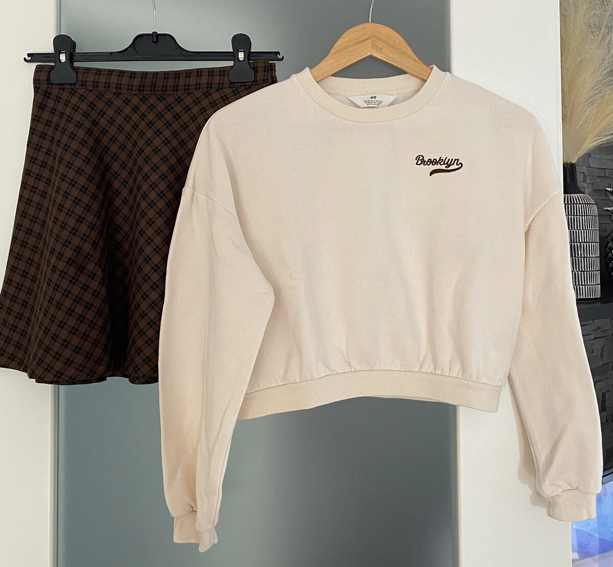 Mädchen Kombi H&M Rock + Pullover Sweatshirt Gr. 152 * Neu | eBay