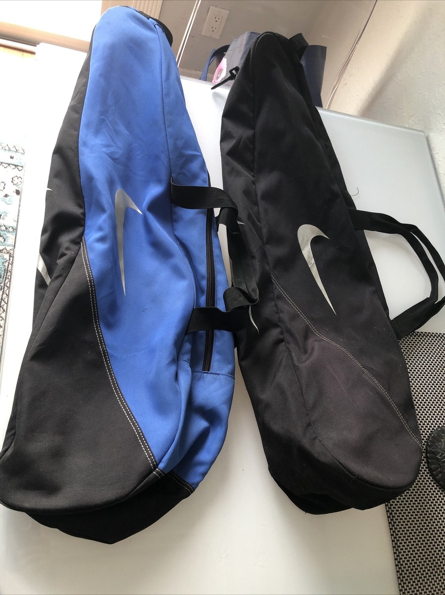 Nike Blue And Black Zippered Baseball bat Carrying Bag sports duffel bag