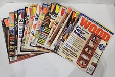 Lot of 20 Better Homes  Gardens WOOD Magazines