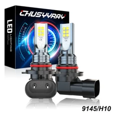 White 9006 LED Front Fog Light Bulbs For BMW 323i 325i 330i M3 Coupe E46 E60