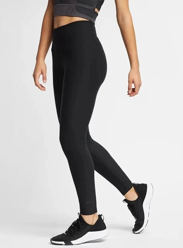 Women Nike Sculpt Hyper Tight Fit Crop Leggings Black XS $60 MSRP