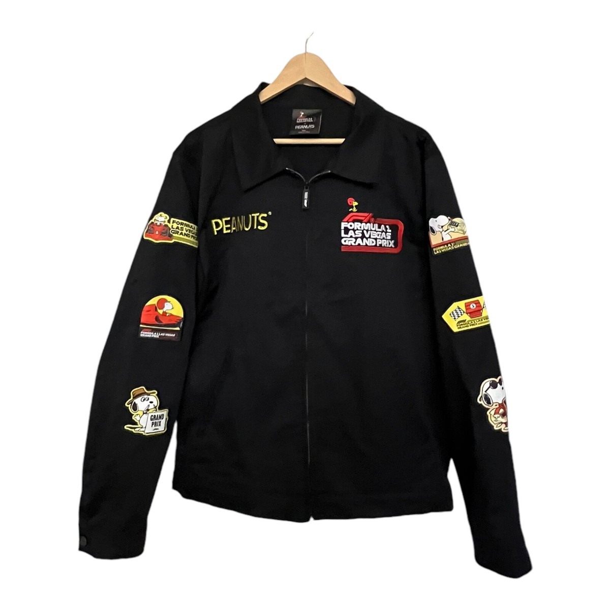 2024 XL F1 Formula One Las Vegas PEANUTS X F1 Collab Black 