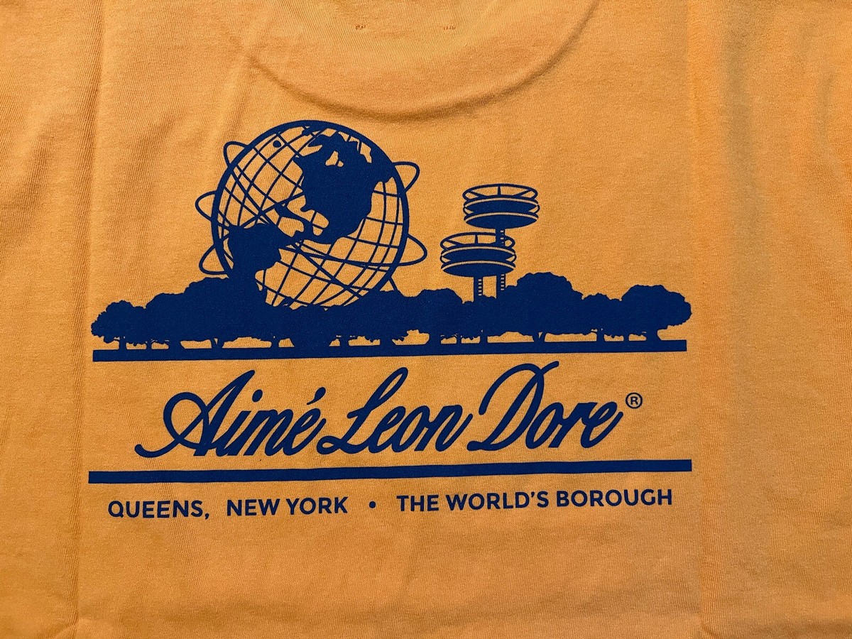 Aime Leon Dore ALD Unisphere Short-Sleeve Tee Orange T-Shirt FW22 
