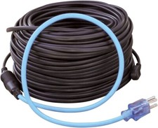 120ft Gutter Deicing Kit Roof 600W 2ft 18/3 SJTW Power Cord with Power Indicator