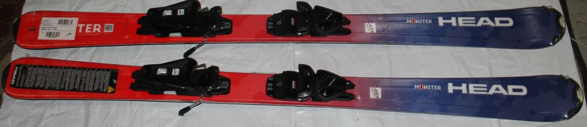HEAD　MONSTER　127cm Head Monster skis Easy junior Skis 127cm + JRS 4.5 GW adjustable