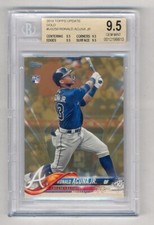 RONALD ACUNA JR 2018 TOPPS UPDATE GOLD #US250 RC /2018 TRUE BGS 9.5 GEM MINT 