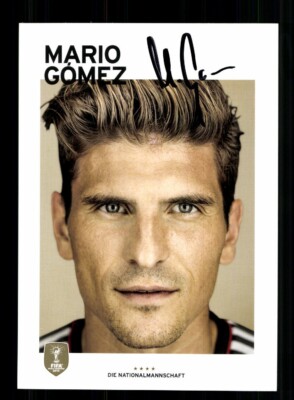 Mario Gomez  DFB Autogrammkarte 2014 2.Karte Original Signiert
