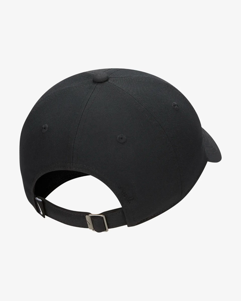 ■Nike■ Club Unstructured Swoosh Cap Black FB5369010 FB5369 Nike Club Unstructured Swoosh Hat Black White Cap FB5369 010