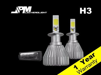 30W 3200LM H3 LED Fog Light Bulbs 6500K White High Power for Subaru 00-08 Legacy