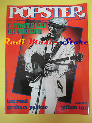 rivista POPSTER 25/1979 Lou Reed Graham Parker Supertramp Frank Zappa Queen Nocd