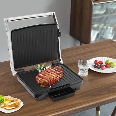 Elektrischer Tischgrill Kontaktgrill/Sandwichmaker/Toastmaschine 2000 W Neu