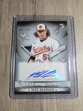 2022 Topps Series 2 Mike Baumann #BSA-MBA Black Baseball Stars Auto ORIOLES /199