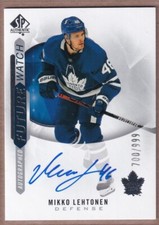 2020-21 SP Authentic Future Watch Autographs #230 Mikko Lehtonen RC AUTO /999
