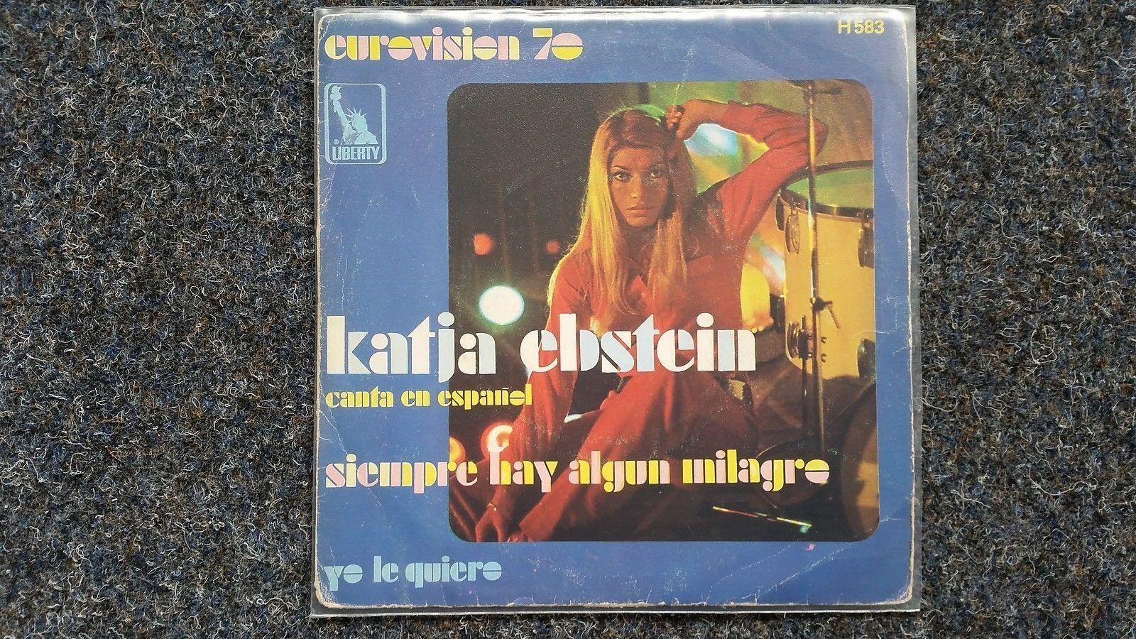 7"" Single Vinyl Katja Ebstein - Siempre hay algun milagro SUNG IN SPANISH
