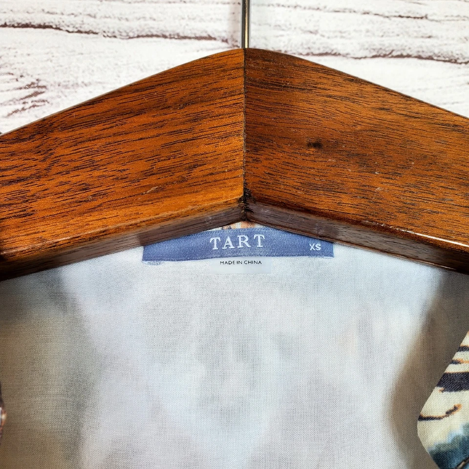 Vestido Tart Ezra Verano Brisa Para Mujer Talla XS Cintura Elástica Cuello en V Foto 4 de 4