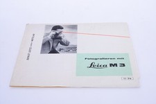   LEICA M M3 CAMERA ORIGINAL BRIEF INSTRUCTIONS MANUAL GERMAN 132-2