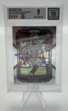 Brock Purdy Fanatics Signed 2022 Panini Prizm Rookie Card #353 BAS 9 Auto 10