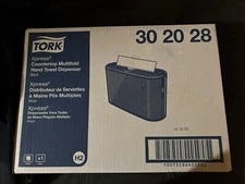 Tork Xpress Countertop Multifold Hand Towel Dispenser 302028 Black For H2 In Box