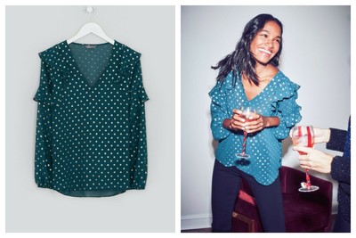 black collarless coat