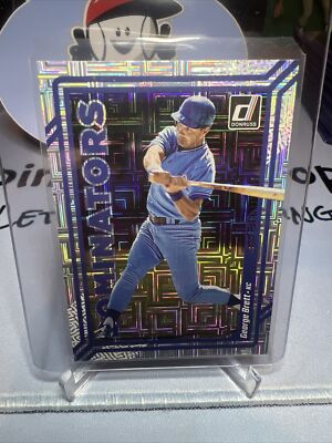 2023 Panini Donruss Dominators Vector George Brett #D1 Kansas City Royals