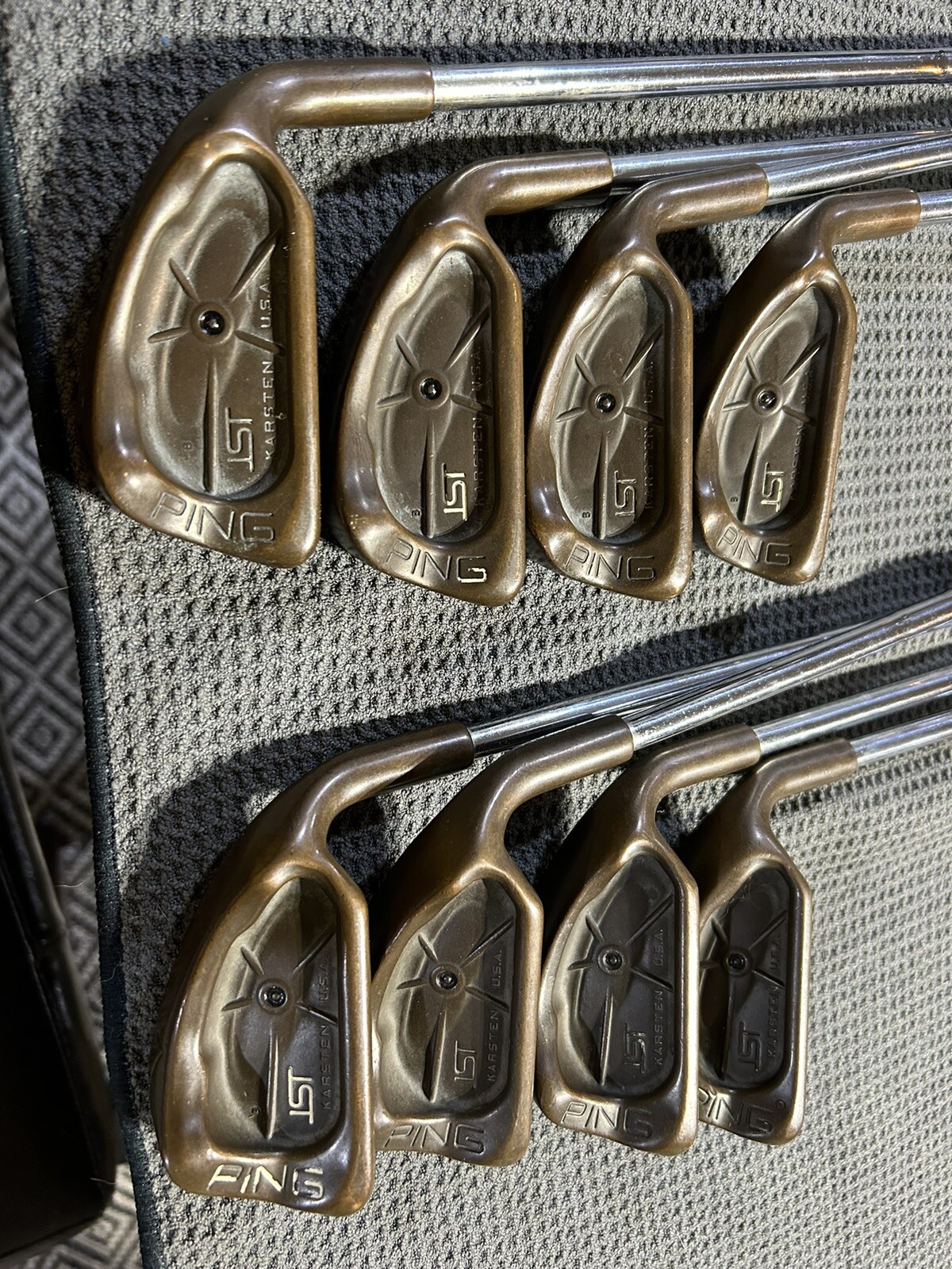 PING ISI BeCu Black Dot Iron Set 3PW SW Karsten ZZ65 Stiff Steel