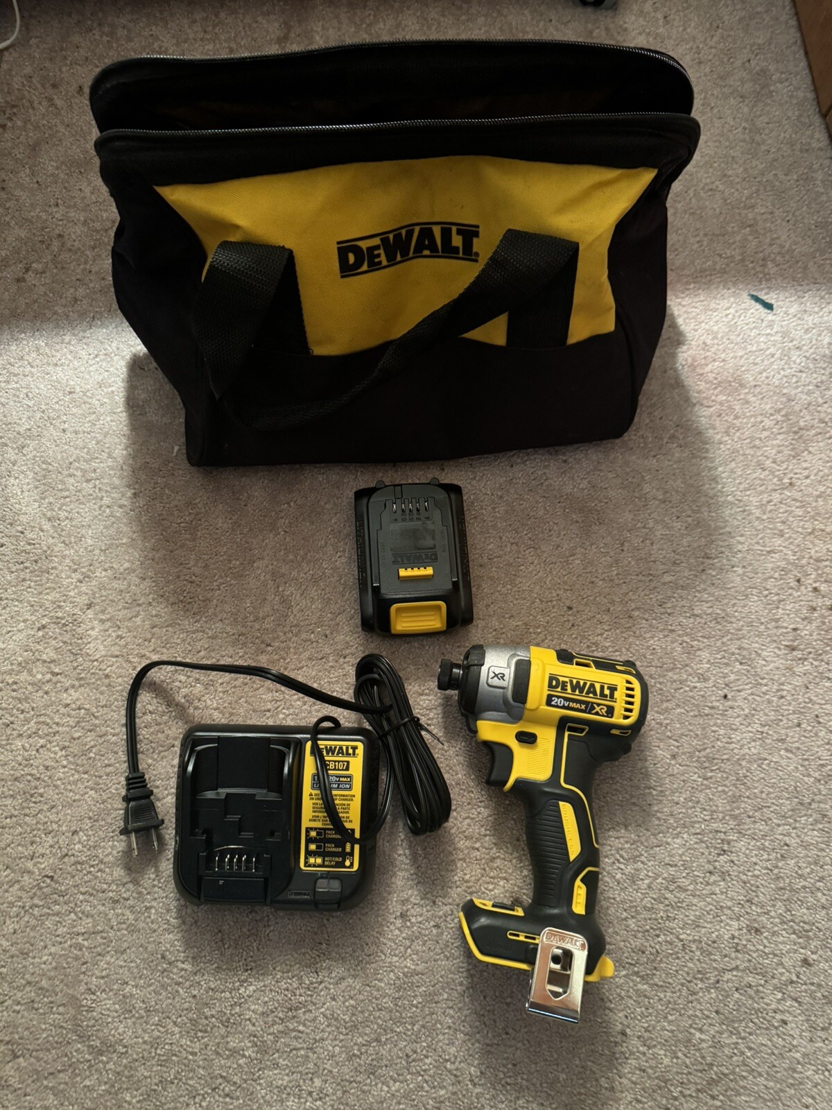 DEWALT DCF845D1E1 20V MAX XR Impact Driver Kit eBay
