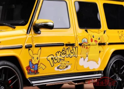 1/64 + 1/18 VIP Models Mercedes-Benz G63 AMG Pokemon Pikachu Livery - Picture 11 of 17