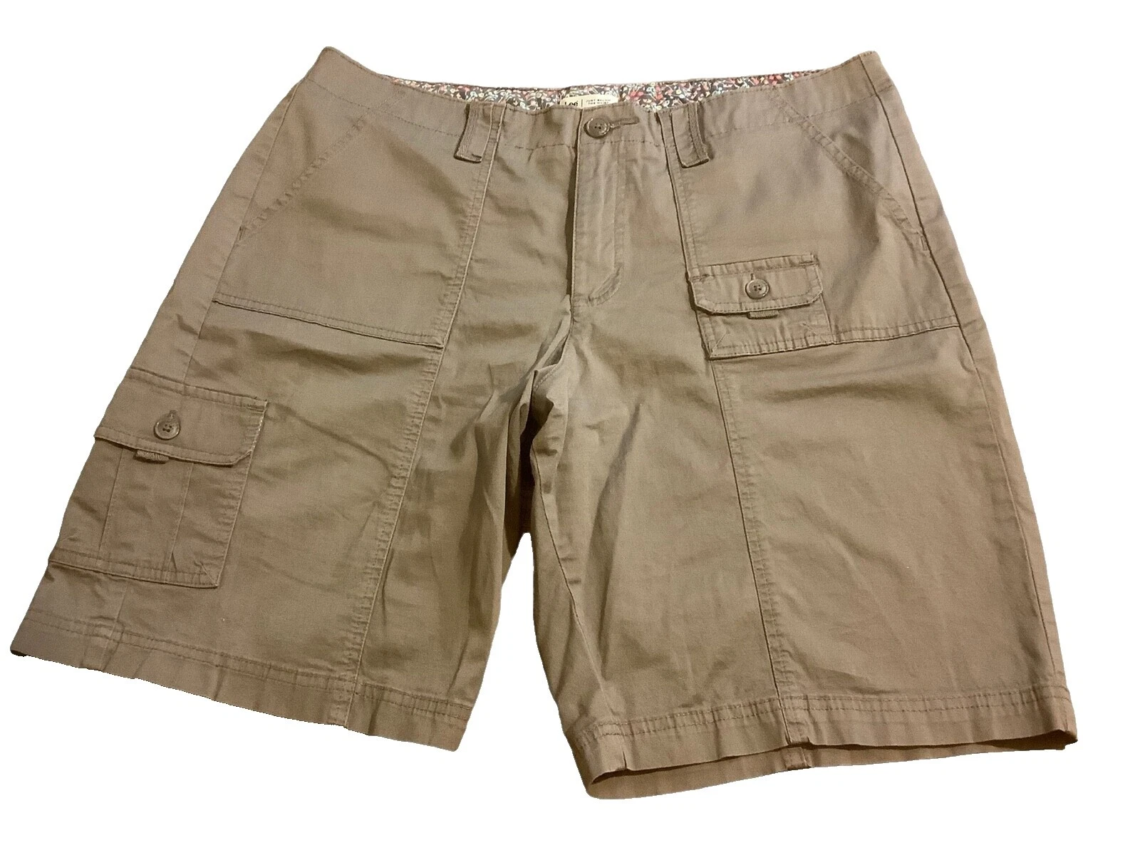 Pantalones Cortos Cargo Lee Marrón para Mujeres