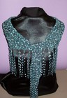 Dressy Shawlette - Turquoise - Shawl -  Perfect for Parties and the Holidays!!! — photo 2
