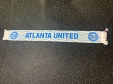 Atlanta United Scarf Ruffneck Blue Ocean Waves Scarf. NWT