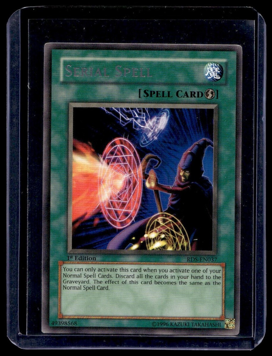 1996 Yu-Gi-Oh! 1st Edition Serial Spell #RDS-EN037 | eBay