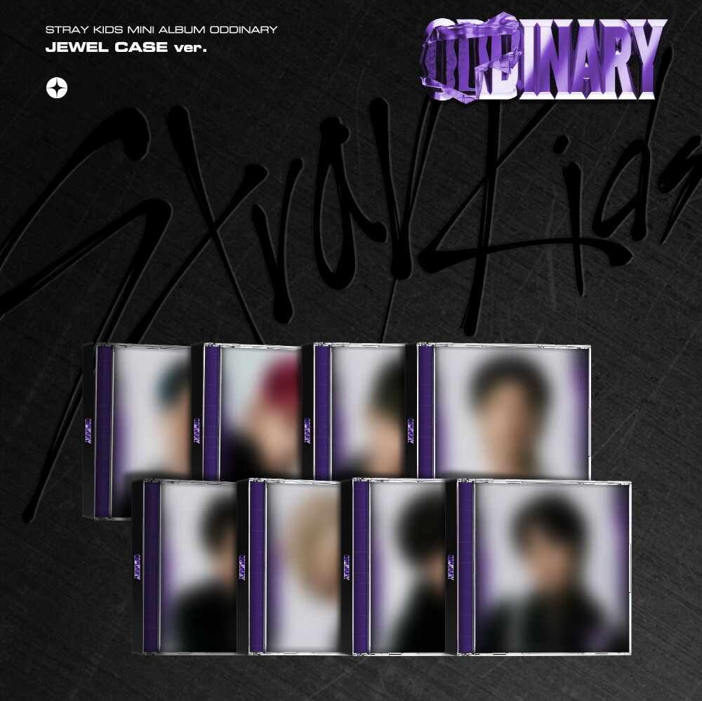 スキズ oddinary アルバム Jewel case 新品未開封 8種セット Stray Kids ODDINARY Jewel Case ver. MINI ALBUM MEMBER CD +