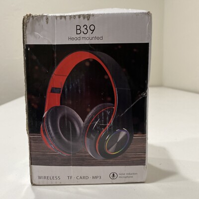 B39 Head Mounted Sports Wireless Bluetooth Headphones With Microphone New