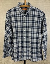 GIN TONIC Herren Gr. M Hemd Shirt grau schwarz kariert langarm Denim Jeans 5C3