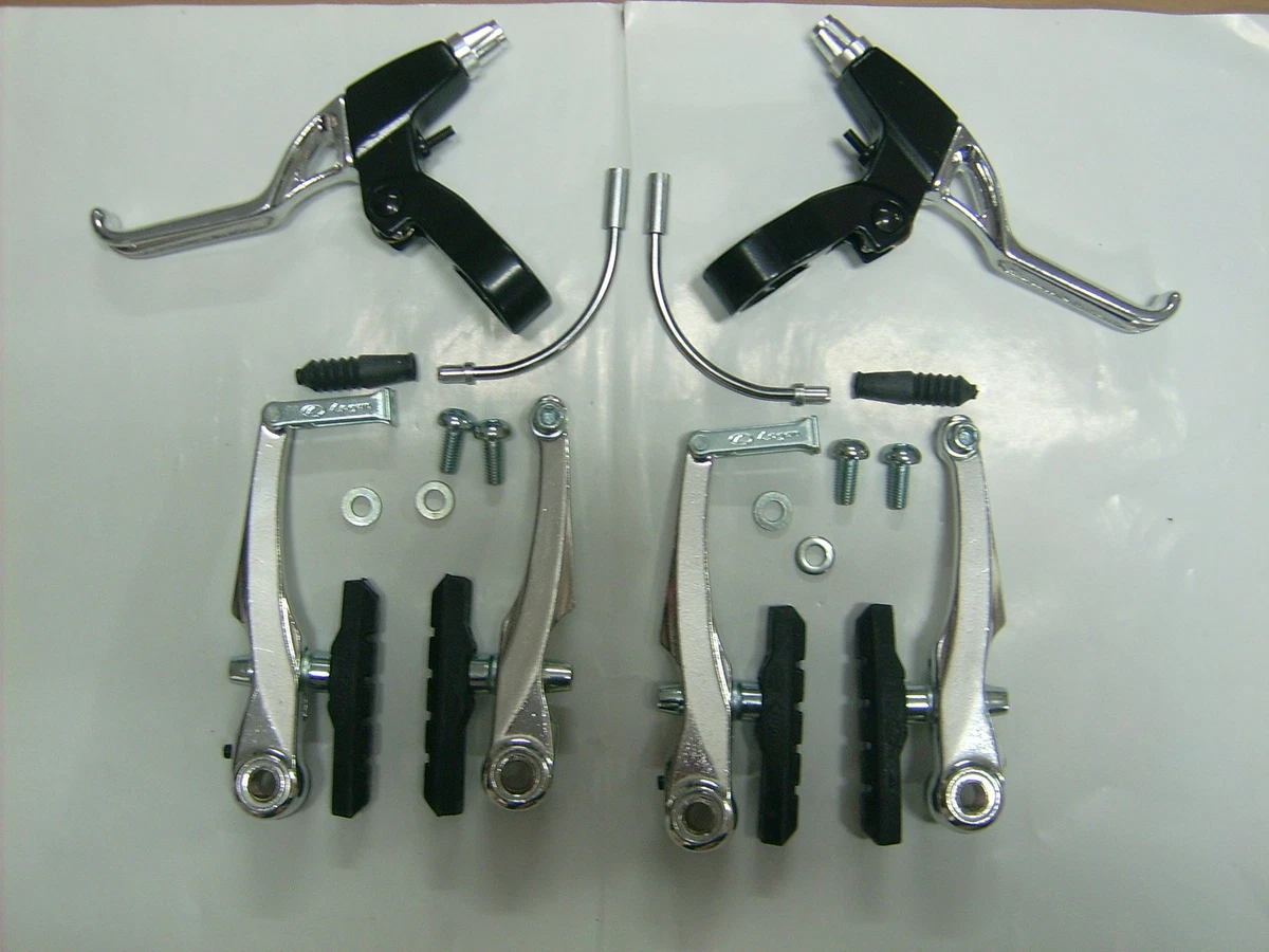 Kit Freins V-Brake Alu Pour VTT - Noir, Universel - POUR PIÈCES