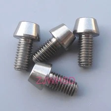 4pcs M5x10 Ti tanium Screw Bolt Allen Hex Taper Socket Cap Head/AerospaceGrade