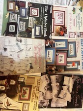 6 LEISURE ARTS Cross Stitch Patterns, Leaflets and Booklets