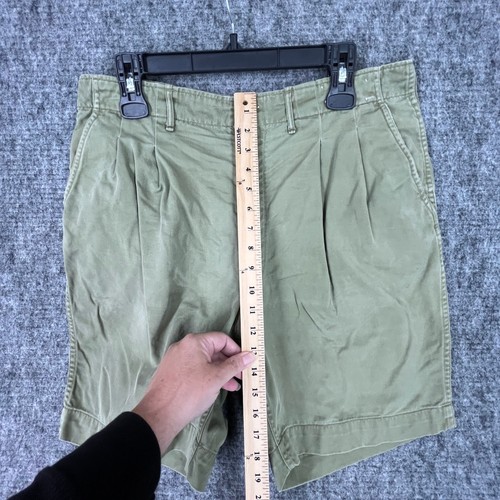BSA Boy Scouts of America Mens 34 Pleated Shorts Olive Green Scouting Vintage - Picture 6 of 8