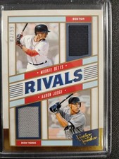 2019 Panini Leather & Lumber Rivals,Multi-patch #83/99-aaron Judge &Mookie Betts